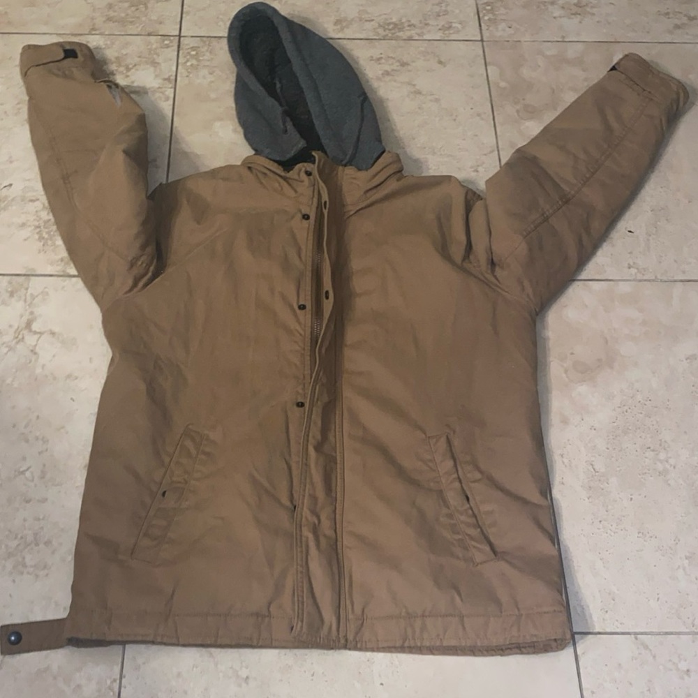 American Eagle Outfitters M men’s and Brown Hooded canvis Barn Chore Grunge